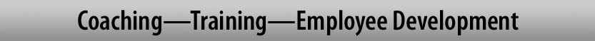 Coaching-Training-Employee Development